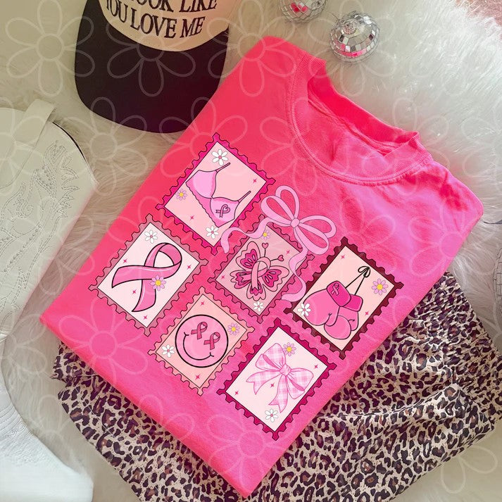 Breast Cancer Awareness Stamps Crewneck