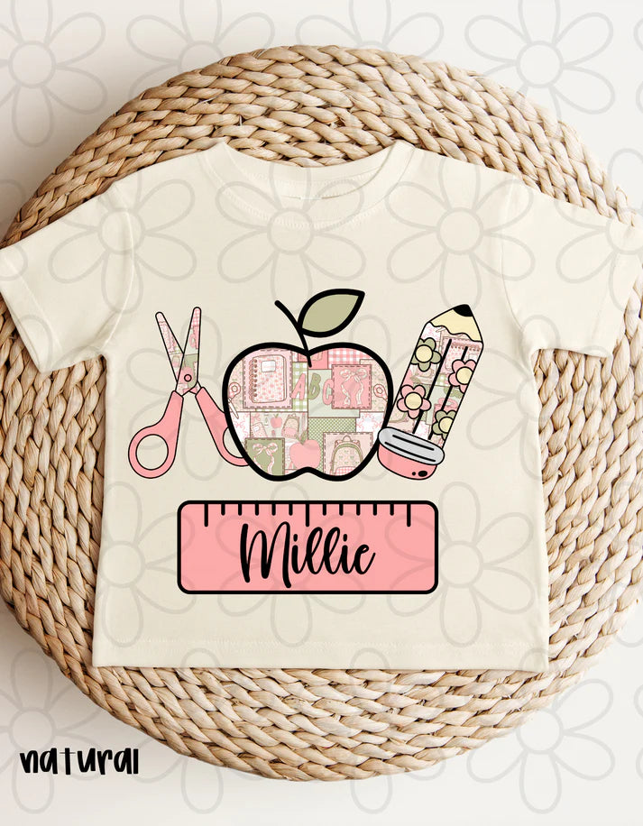 Girls Back to School Custom Tee (Youth)
