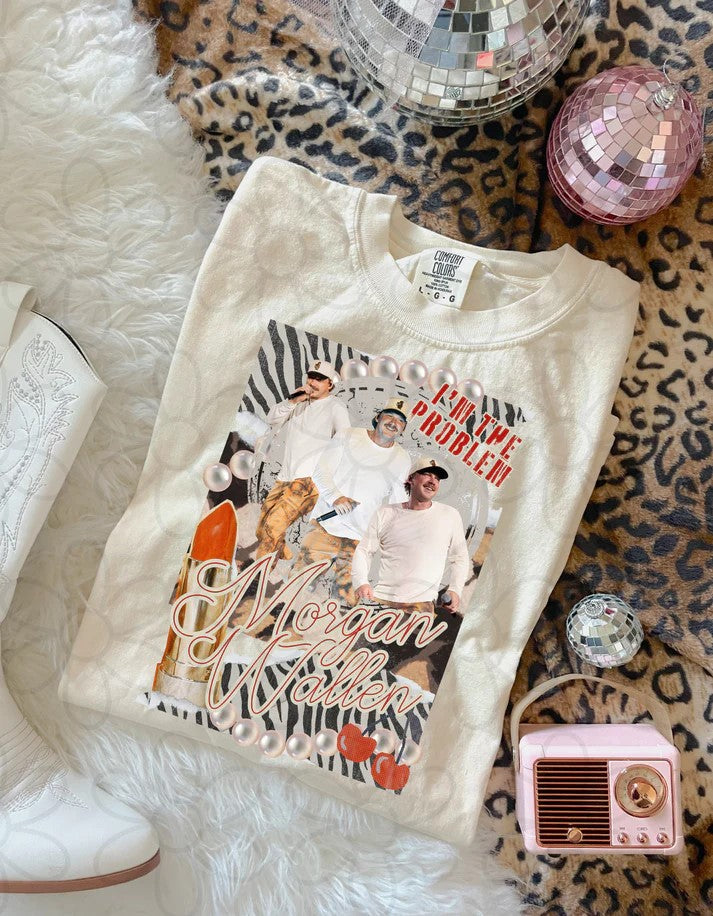 Morgan Wallen Zebra Print Tee
