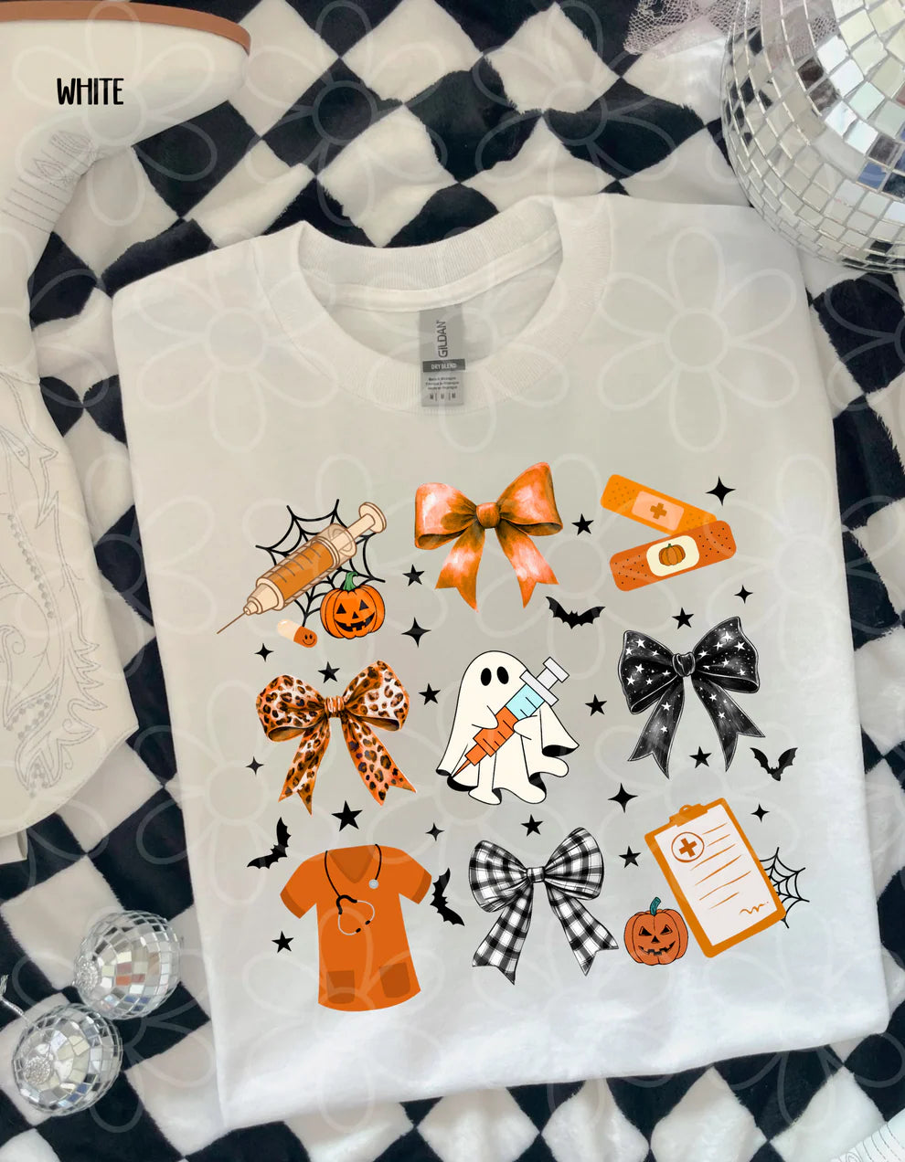 Nurse Halloween Coquette Tee