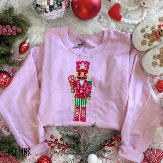 Pink Sequins Nutcracker Lollipop