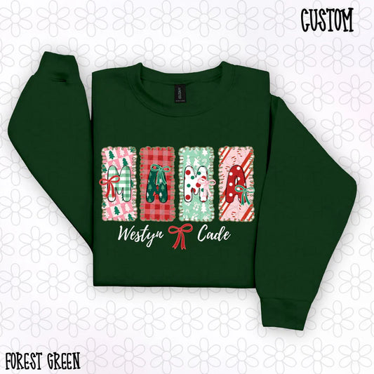 Preppy Christmas Custom Names