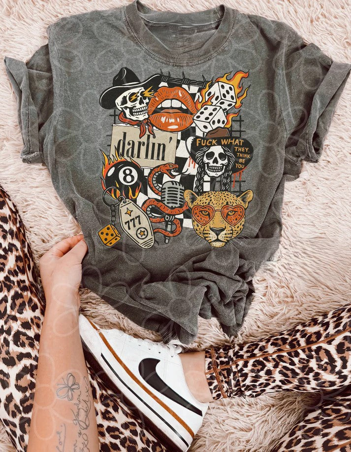 Western Fuck What They Think Be You Tee