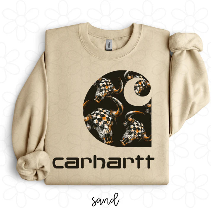 Carhartt Checkered Cow Skulls
