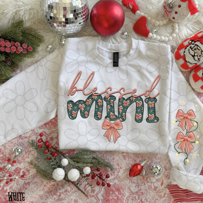 Blessed Mini Pink Bows Christmas Lights