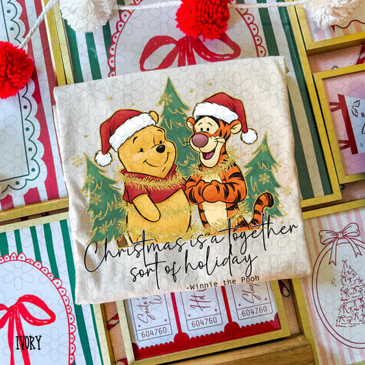 Christmas is a together sort of holiday