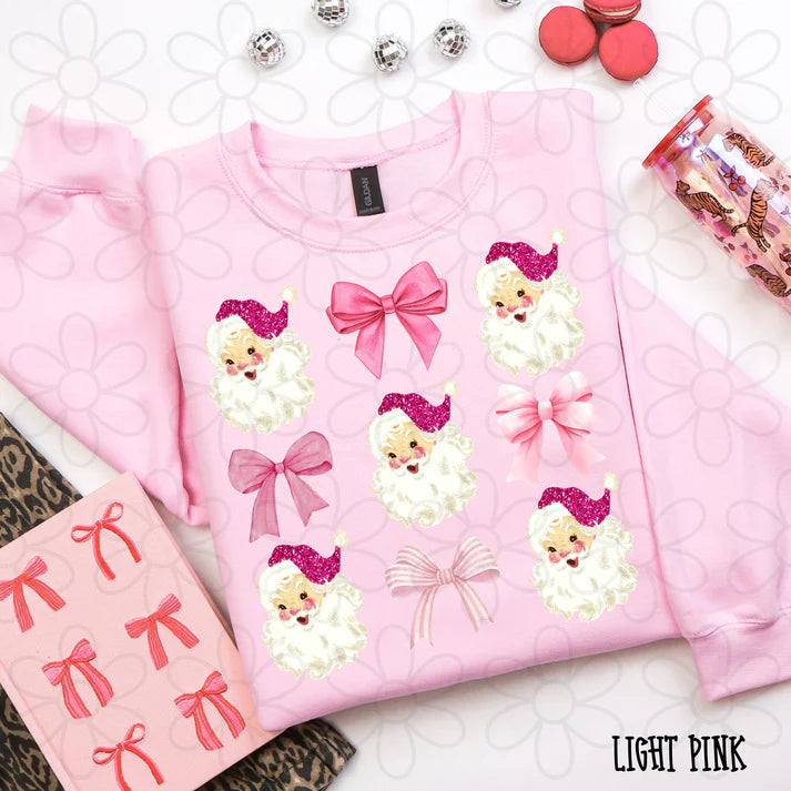Pink Santa Coquette Bows
