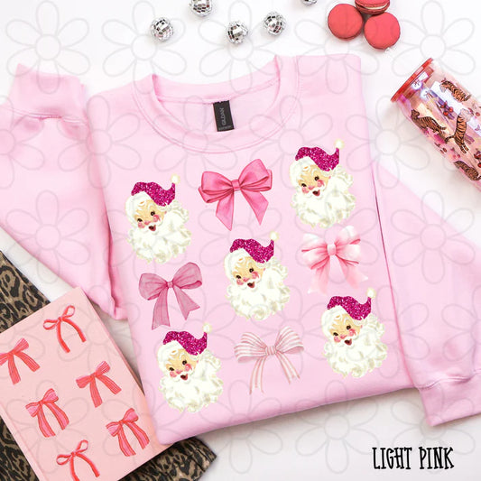 Pink Santa Coquette Bows