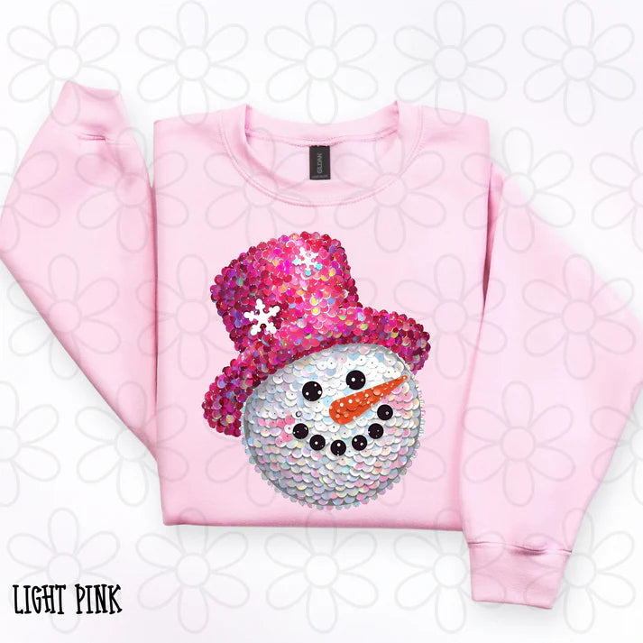 Snowman Pink Top Hat
