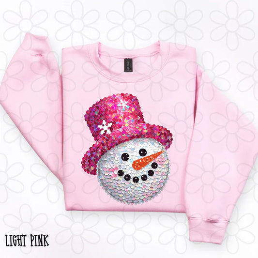 Snowman Pink Top Hat