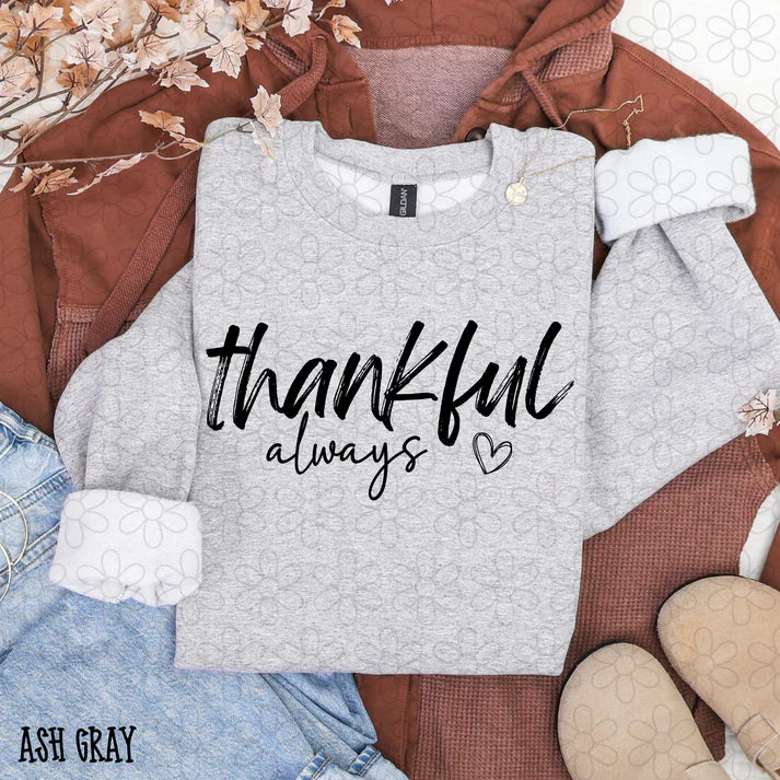 Thankful Always Heart