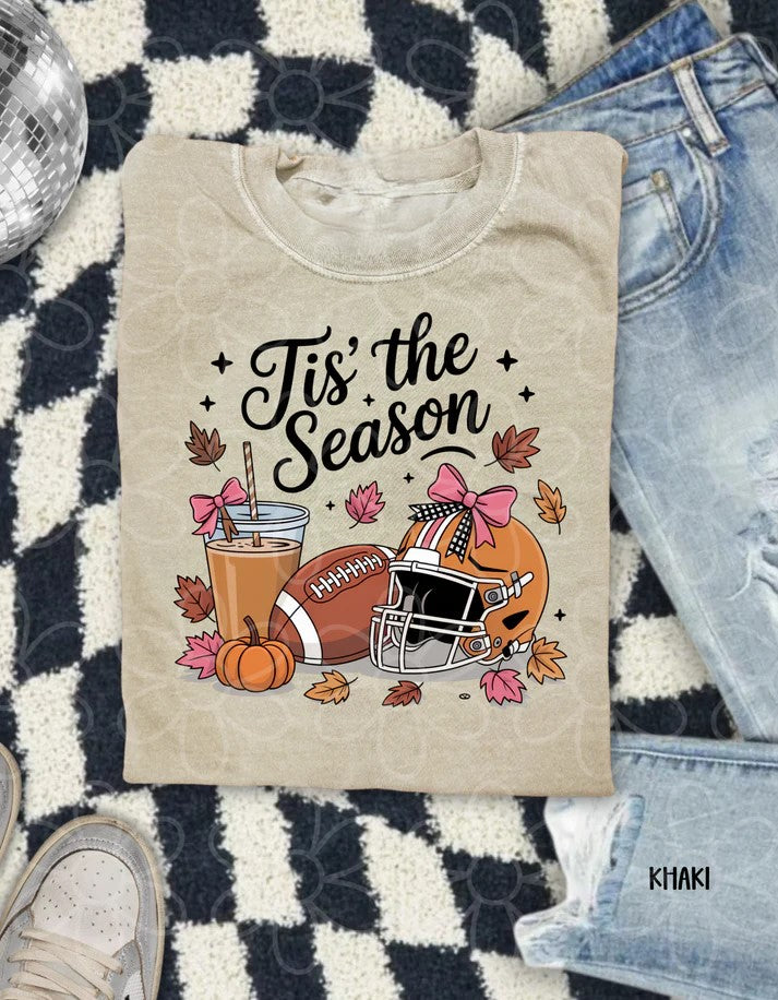 Tis The Season Football Coffee Tee